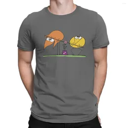 القمصان thirts للرجال متعة الرجل tshirt les Shadoks cartoon o رقبة قصيرة الأكمام قميص القميص الفكاهة عالية الجودة هدايا عيد ميلاد