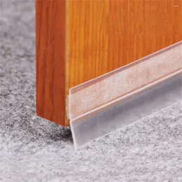Wall Stickers Practical Floor Transparent Windproof Silicone Sealing Strip Bar Door Durable Dustproof Sticker