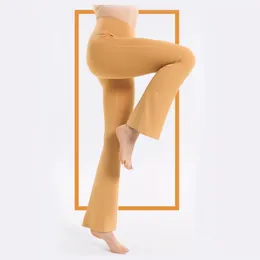 Weibliche untere Taille der Frauen nahtloser untere Übungen Fitness Elastic Nude Lu Logo Yoga Capris