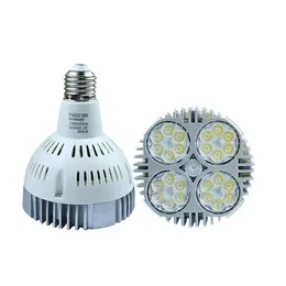 Bulbs PAR38 40W 50W LED Spotlight Par 38 20 led bulb with Fan for jewelry clothing shop gallery led track rail light shenzhen2005