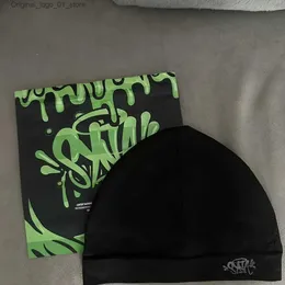 Czapki do czapki czapki Syna World Skull Hat 2023 Nowy dzianina Syna Beanie Hat Men Men Akaph Akapit Cap Y2K ciepłe czapki Syna Cape Q231222