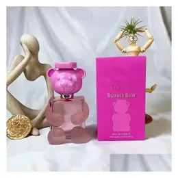 Fragrance Designer nallebjörn per 100 ml bubbla gummi eau de parfum 3.4fl.oz långvarig lukt edp fruktig träig blommor anteckningar kvinnor leksak b dh1hb