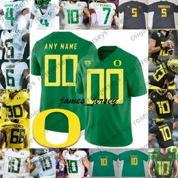 Jam 2019 Oregon Ducks #96 Haloti Ngata 1 Josh Huff 13 Dillon Mitchell 26 Travis Dye 35 Troy zielony czarny żółty biały szary koszulka