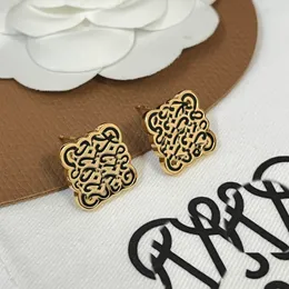 Designer Logo Classic Style Stud Earrings Luxury Love Charm Earrings New Fashion Brand Jewelry Gift Earrings Elegant Women's Boutique Stud