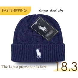 Polo Ralph 2023 novo designer de luxo Polo Beanie Unisisex Autumn Winter Beanies Knitt Homp Men Hats Hats Clássica Capulh Skull Cap Ralph 379