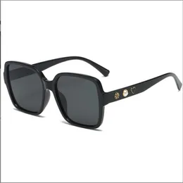 Sonnenbrille quadratische Rahmen Liebe Kamelien Perle Vintage Premium Ins Flat Mirror UV Schutz Drop Lieferung OTLCW