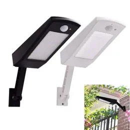 Lampor 48 LED -rörelsesensor LJUS SOLAR LIGHT 900LM LAMP för utomhusvägg Garden Yard Waterproof Rotable Stick med fyra lägen