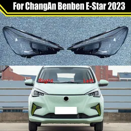 Car Lampshade Lamp Shell Front Headlamp Glass Lens Caps Headlight Cover for Changan Benben E-star 2023 Transparent Lampcover