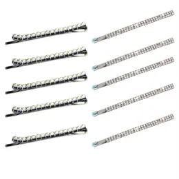 10pcs Hairpins shinestone atraente bobby clipes de cabelo para meninas Moda de cristal para o casamento para mulheres Lady215s