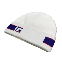 2024 Marca de designer Qualidade Chapéus de gorro masculino Casais femininos outono e inverno letra letra esticada chapéus de malha quente