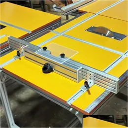 Set di strumenti manuali professionali da 820 mm tavolo da tavolo da recinzione in alluminio w/polvere di connessione a t-tracks staffe scorrevoli connettore calibro dh5ev dh5ev