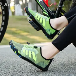 Обувь Jiemiao 2021 Новая MTB Cycling Shoes Men Men Women Bike Sapatilha Ciclismo Outdoor Несслойные горы.