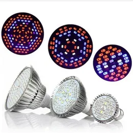 LED Grow Lights 30W 50W 80W طيف كامل LED مصابيح زراعة المصابيح E27 LED زراعة البستنة النمو للضوء للحديقة الإزهار الزراعي SY1795