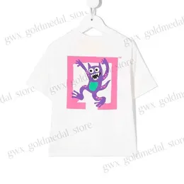 ofs luxury TシャツキッズTシャツオフホワイトボーイ不規則な矢の女の子夏半袖Tシャツの文字プリント指輪ルースユースティートップスXOPDオフホワイトシャツ7T9 T9