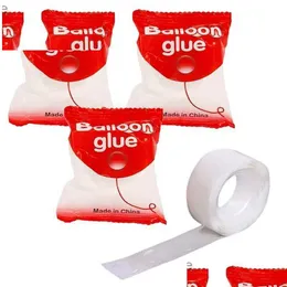 Dekoracja imprezy 3PCS Balon Balon Glue Dot Akcesoria na urodziny ślubne balony naklejki stojak archl231103 Drop dostawa dom domowy dhuf8