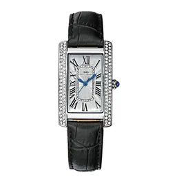 디자이너 Carti 's Watches Fashion Luxury Watch 클래식 시계 Tiktok 라이브 새로운 IBSO 시계 여성 방수 탱크 레이디 다이아몬드 라이트 럭셔리