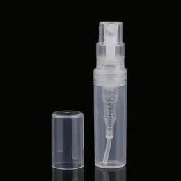 2000Pcs lot Portable Fine Mist Small Plastic Empty Spray Bottle 2ml Refillable Perfume Bottles For Travel Lnmfo