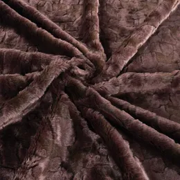 Coperte in pelliccia in finto per letto decorazioni di lusso blanke super morbido inverno sfocato divano