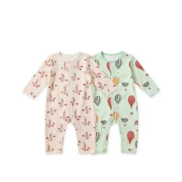 Rompers 2023 Baby Onesie Autumn Outing Clothing Baby Longsleeved Crawling Closed Weleborn Spring Cloths for Men و Wome Q230909