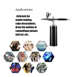 Professional Spray Guns Integrated Mini Cordless Airbrush Barber