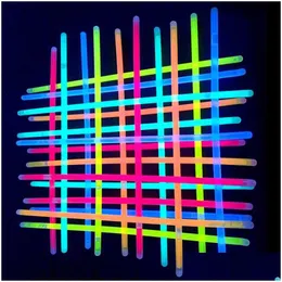 OUTROS EVENTOS PARTEM STAWESTES DE 100PCS FLUESSCENCE GLOW BULS BRACELES CONVERSAS NEON NEON PARA CASAMENTO COLORF BRILHAÇÃO DAPAÇÃO DO DH5NC