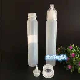 Bottiglie di plastica E-Liquidi da 30 ml da 30pcs/lotto con bottiglie di contagocce a penna a penna vuota larga 1 once tthnh