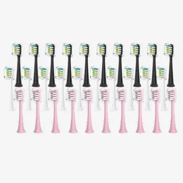 20pcs Austauschbare Zahnbürstenköpfe kompatibel mit Xiaomi Soocare x1 x3 x5 Sonic Electric Tooth Pinsel Düsen Vakuumpaket 231222