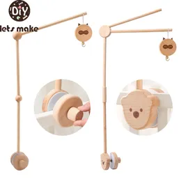 Lets Make Baby Mobile Crib Bell Toy Windup Movement Music Box Hanging Holder For Bracket Spädbarn Gift 231221