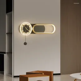 Lâmpada de parede kobuc nórdico lâmpadas led de arte design scone scone criativo quarto quarto decoração de decoração de decoração com interruptor de linha