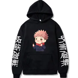 Anime Jujutsu Kaisen Hoodies für Männer Frauen Kawaii Itadori Yuji gedruckte Sweatshirts lässig Streetwear Haruku Hip Hop Pullovers