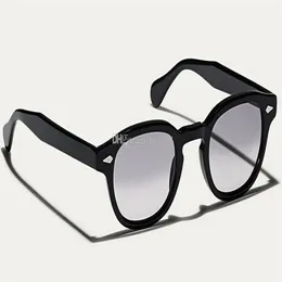 Qualidade Johnny Depp Retro Sunglasses Gradiente UV400 HD Glasses 49 46 44 Pura pura occhiali da solteiro óculos de proteção FullSet PU Case294c