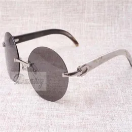 High-end Round Fashion Retro Okulary 8100903 Naturalny kąt mieszania Wysokiej jakości okulary przeciwsłoneczne Mężczyźni i kobiety Kieliszki Rozmiar 58-18271k