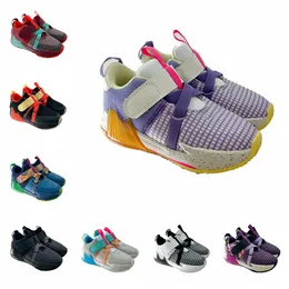 Çocuk Basketbol Çocukları Okul Öncesi Atletik Açık Bebek Tasarımcı Sneaker Erkek Kız Kızlar Toddler Chaussures Enfant Sapatos Infantis Ayakkabı