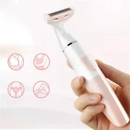 Electric Shaver Women Trimmer Kit Precision Ansiktsvattentät Wetdry Depilatory för ansikts kropp Bikini -epilationsmaskin 231221