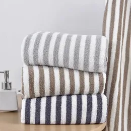 Towel Beroyal 100% Cotton Terry Beach Towels Super Absorbent Bath Towel for Adults Large Bathroom Body Spa Sports Stripe 140x70cm Y20042