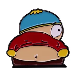 Stift, broscher Soutark Eric Cartman Ass Badge Cartoon AnimationL Brosch Pin Cute Boy Accessory Drop Leverans smycken DH2H3