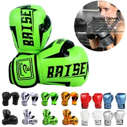 1 par as luvas de boxe PU Couro MMA Fighting Kick Kick Karate Muay Thai Treinout para crianças adultas 231222