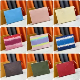 Clutch wallet New Women Wallets Clutch Purse Genuine Leather Brand 26 Handbag Cute Fashion evening bag with Box