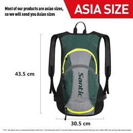 Outdoor -Taschen Santic Cycling Rucksack im Freien Reitlager mit großer Kapazität Sport im Outdoor Mountain Bike Bag Rucksack Sportgeräte L231224