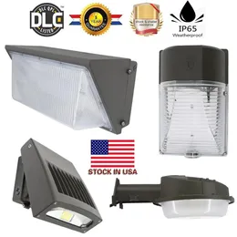 Lâmpadas em estoque nos EUA + LED Wall Pack Light 12W 20W 30W 35W 50W 80W 100W 120W 150W Outdoor Wall Mount LED Garden Lamp AC90277V