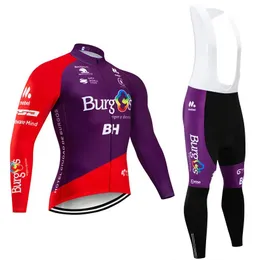 مجموعات 2021 Team Burgs BH Team Cycling Jersey 20d Bike Pants مجموعة ROPA CICLISMO