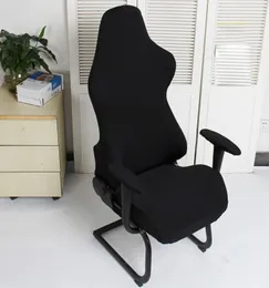 1 Set Gaming Stuhl Cover Spandex Office Chair Cover elastischer Sessel Sitzbezüge für Computerstühle Slipcovers Housse de Chaise Y8963459