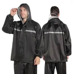 Płaszcz przeciwdeszczowy deszczowy kurtka deszczowa i spodnie dla kobiet mężczyzn chłopców dziewczęta