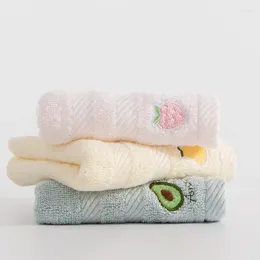 Towel Baby Bath Born 26x48cm Strawberry Pear Avocado Cotton Face Soft Children's Hand Bathroom Pink Towels