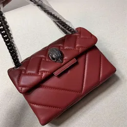 Kurt Geiger małe łańcuchy 20 cm torebki kobiety Crossbody torebka moda pu skóra mini ramię haftowa torba orłów głowa torba na zakupy