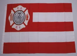 3x5 fot New York Fire Department Flag Banner för utomhus- och inomhusanvändning5634195