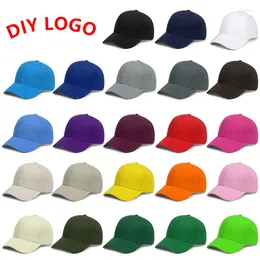 Kapity piłki za darmo design niestandardowy logo drukowana czapka baseballowa solidne kolorowe regulowane sportowe kapelusz sportowy 6-częściowy kwadratowy kwadratowy kwadratowy