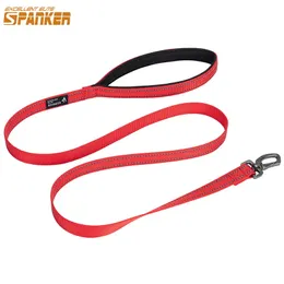 Utmärkt Elite Spanker 0.6inch Dog Leash Justerbar Dog Lead Hand Free Pet Training Leash Reflective Walk The Dog Traction Rope 231221