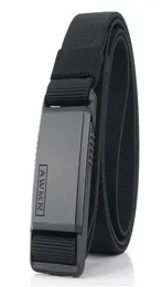 Moda Nylon Belt Metal Magnetic Buckle Belts Ajuste para homens Combate Elastic Elastic de alta qualidade Resistente a desgaste 2208187565969