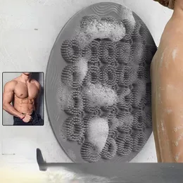 Lavare la spazzatura per la pulizia del bagno Massage non slip a piede abbugiante per bagno esfoliante utensile da bagno in silicone raschietto tornatore 231221